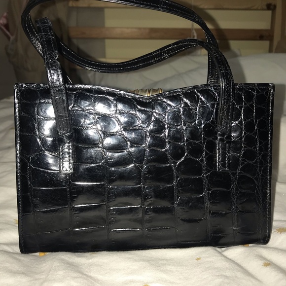 Saks Fifth Avenue vintage alligator mini bag. - Picture 8 of 8
